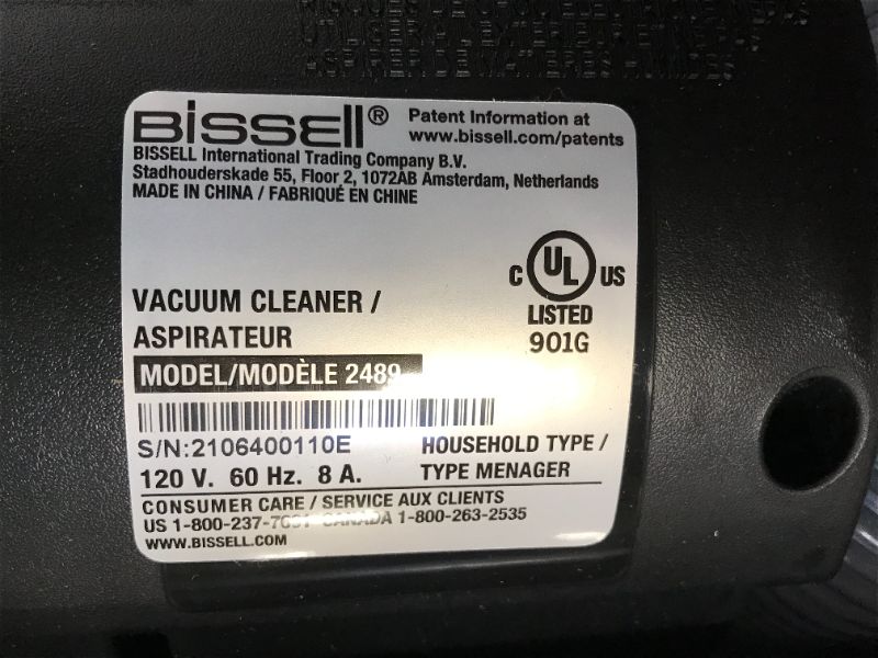 Photo 2 of BISSELL Cleanview Rewind Pet Bagless Vacuum Cleaner, 2489, Blue Vacuum Only