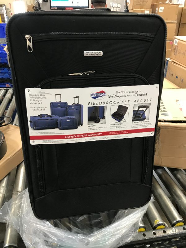 Photo 2 of American Tourister® Fieldbrook XLT 4-Piece Luggage Set, Black