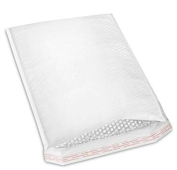Photo 1 of 100pack Bubble-Lined Polyolefin Mailers 12 1?2 x 19"
