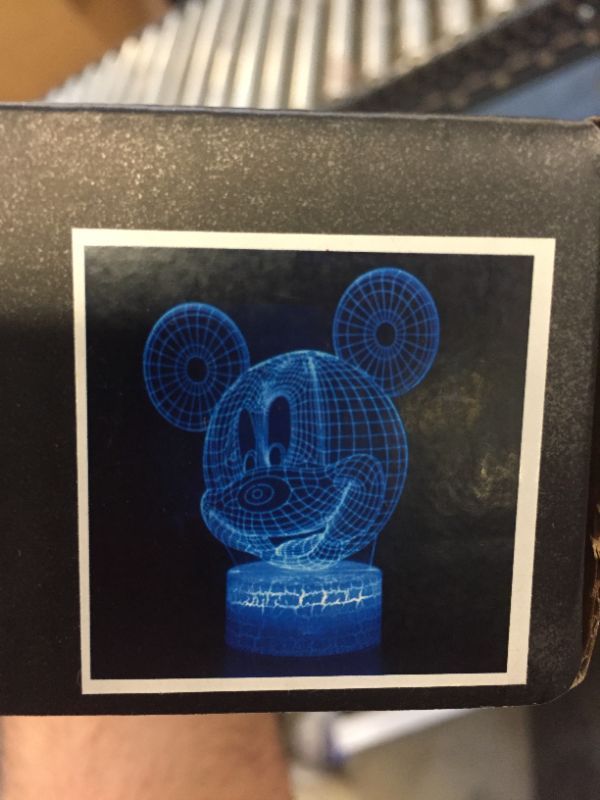 Photo 1 of 3D LAMP ILLUSION MICKEY MOUSE 

