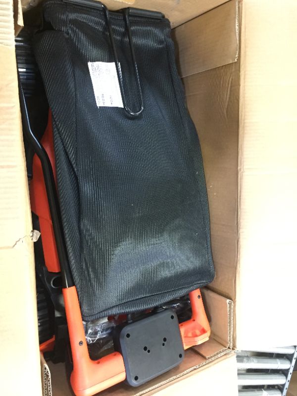 Photo 1 of BLACK+DECKER Electric Lawn Mower with Bike Handle