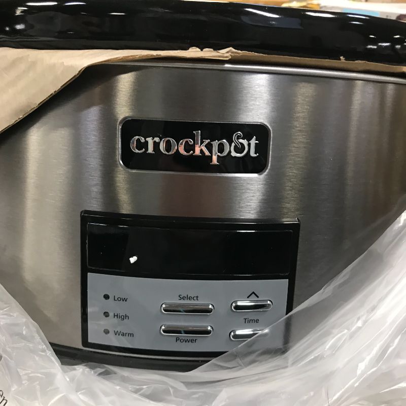 Photo 4 of Crock-Pot Digital Slow Cooker - 8 qt - Black Stainless