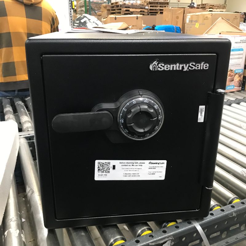 Photo 3 of 1.2 cu. ft. Fireproof & Waterproof Safe with Dial Combination Lock
