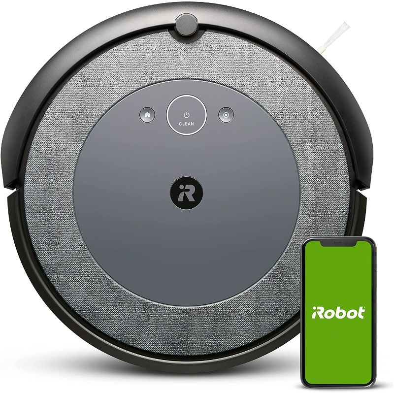 Photo 1 of iRobot Roomba i3 (3150) Wi-Fi Connected Robot Vacuum Vacuum - Wi-Fi Connected Mapping, Works with Alexa, Ideal for Pet Hair, Carpets -LIGHT SCRATCHES W/ DAMGED BOX
