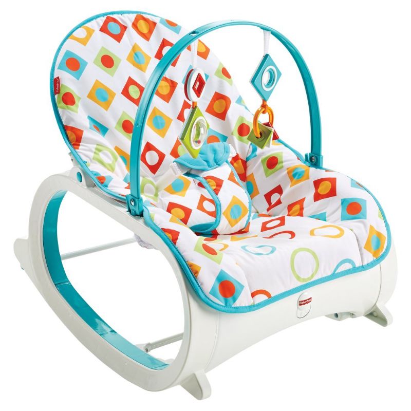 Photo 2 of Fisher Price Infant to Toddler Rocker - Geo Diamonds