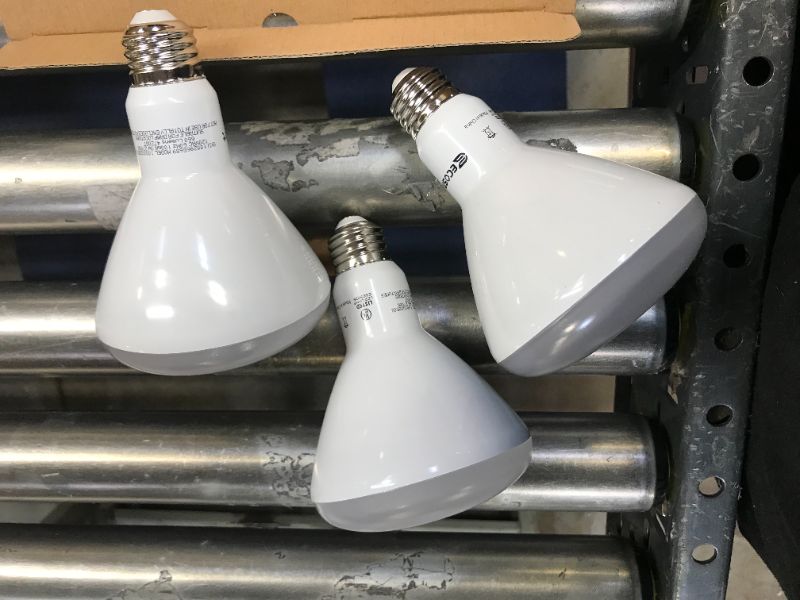 Photo 1 of EcoSmart 65W Equivalent Soft White BR30 Dimmable LED Light Bulb (6-Pack)
