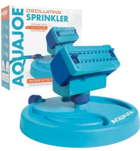 Photo 1 of 20-Nozzle Max Coverage Adjustable Gear Driven Oscillating Sprinkler on Sled Base
