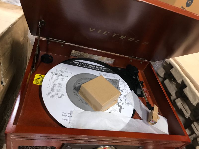 Photo 3 of Innovative Technology Victrola Wood 8-in-1 Nostalgic Bluetooth Record Player