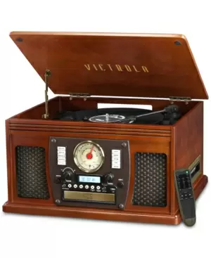 Photo 1 of Innovative Technology Victrola Wood 8-in-1 Nostalgic Bluetooth Record Player