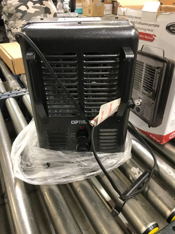 Photo 2 of Optimus H-3013 Portable Utility Heater With Thermostat (h3013)	