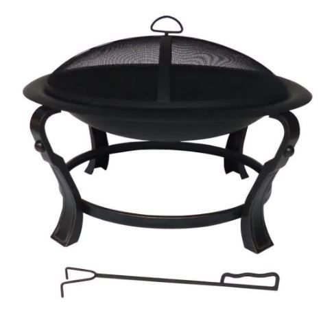 Photo 1 of Ashcraft 30 in. Steel Round Fire Pit
