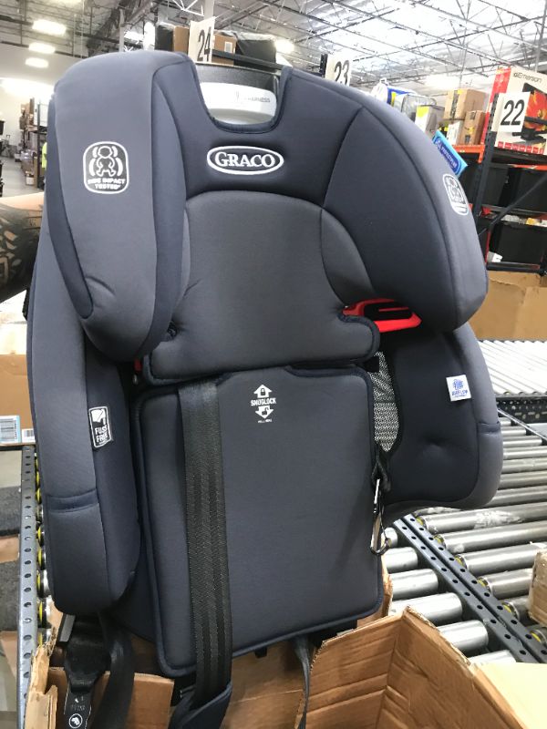 Photo 3 of Graco Tranzitions SnugLock 3 in 1 Harness Booster Seat, Sutherland
