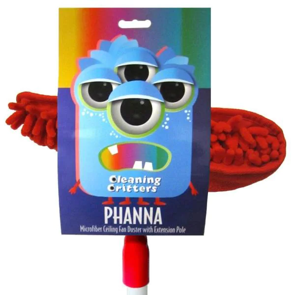 Photo 1 of Cleaning Critters Phanna Microfiber Ceiling Fan Duster with Extension Pole
