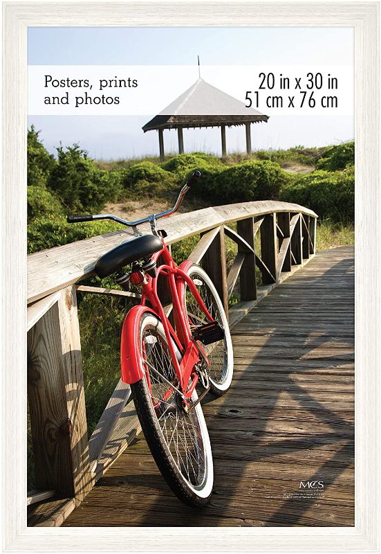 Photo 1 of MCS Museum Poster Frame, 20 x 30 in, White Woodgrain
