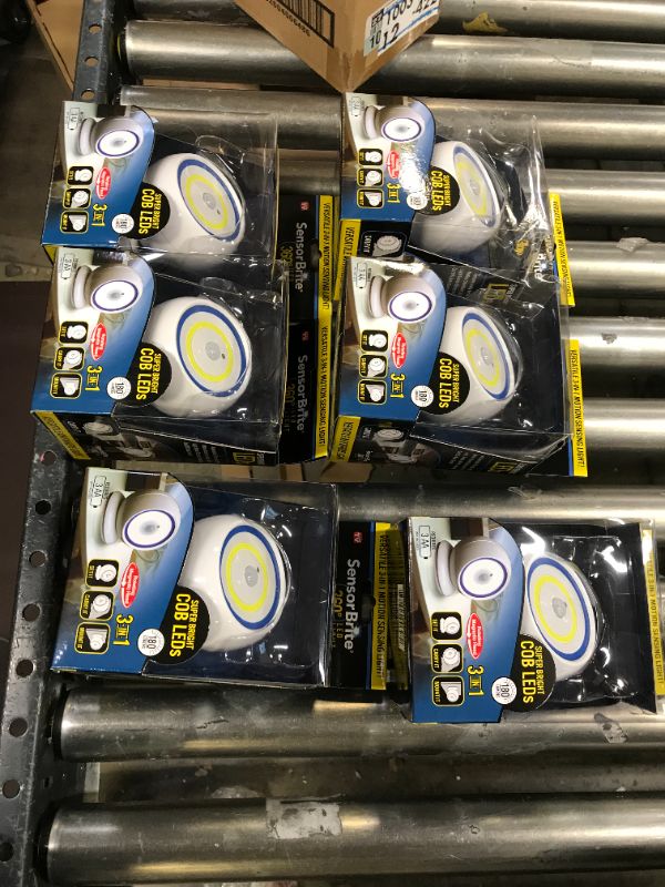 Photo 1 of 6PACK Sensor Brite 360 Motion Activated LED Night Light
