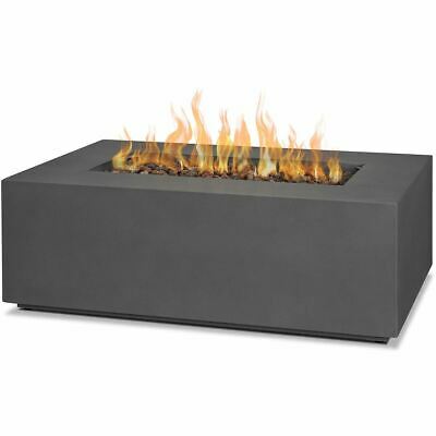 Photo 1 of Aegean Small Rectangle Fire Table with NG Conversion - Real Flame
