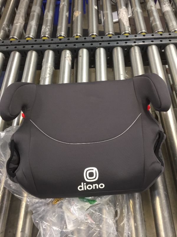 Photo 3 of Diono Solana Backless Booster Car Seat, Lightweight Backless Booster, 8 Years 1 Booster Seat, Charcoal
