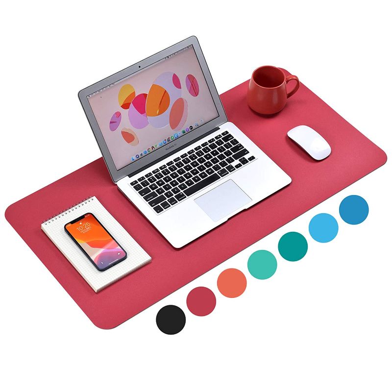 Photo 1 of Non-Slip Desk Pad (31.5 x 15.7"), Waterproof Desk Mat, PU Mouse Pad,---pad only