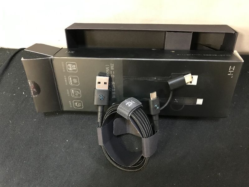 Photo 1 of 403 ZMI Micro & Type-C 2-in-1 Braided Data Cable -100cm Magnetic head
