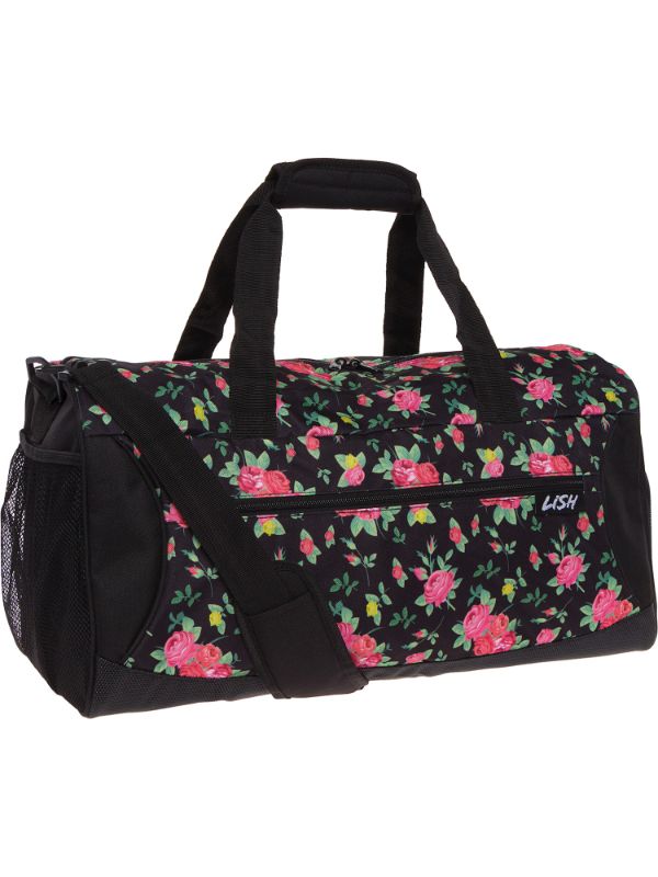 Photo 1 of LISH Women's 19 Floral Gym Duffel Bag w Wet Pocket Shoe Compartment 2 pack