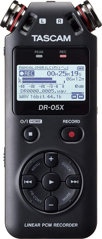 Photo 1 of Tascam DR-05X Stereo Handheld Digital Recorder and USB Audio Interface, DR-05X (DR-05X)
