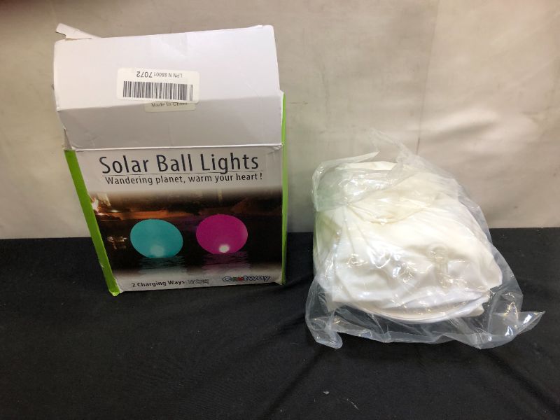 Photo 2 of Solar Ball Lights 2 Charging Ways 