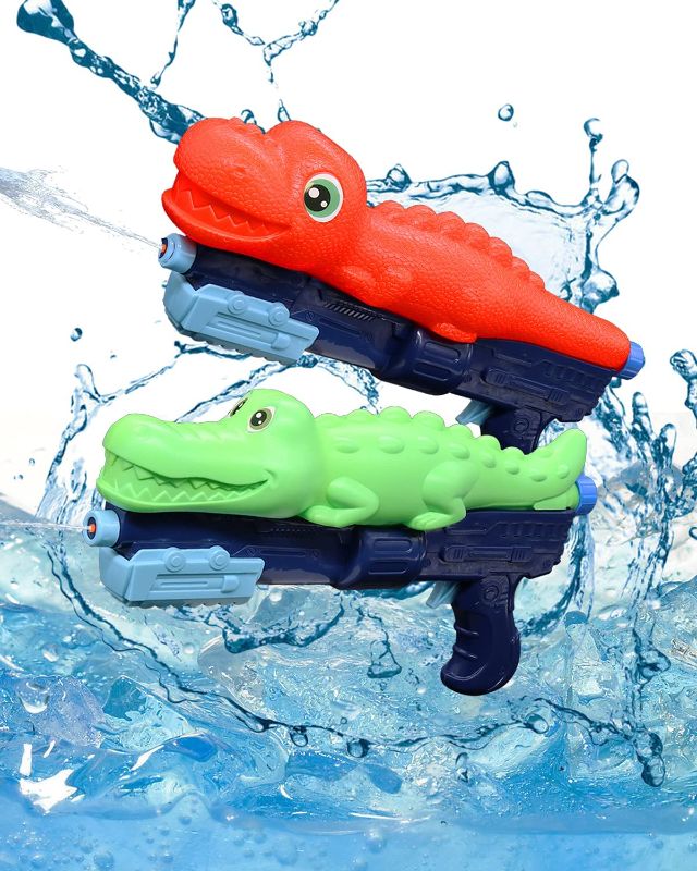 Photo 1 of Hiavgtry Water Guns for Adults Kids, 2 Pack Supper Water Soaker Blaster Toys 500CC Water Gun Toys Summer Swimming Pool Beach Sand Water Fighting Toys for Boys Girls Aged 3+ (2 Animal )
