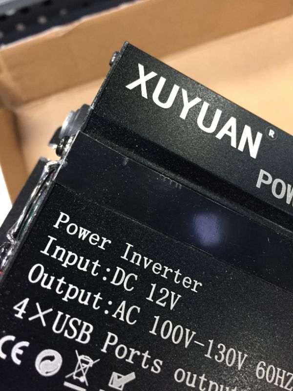 Photo 3 of *possibly incomplete* Carevas Car Inverter 3000W 4000W 5000W /24V 110/ DC to AC Power Inverter Dual Led Display Modified Sine Power Voltage Transformer Converter----- unable to test item 
