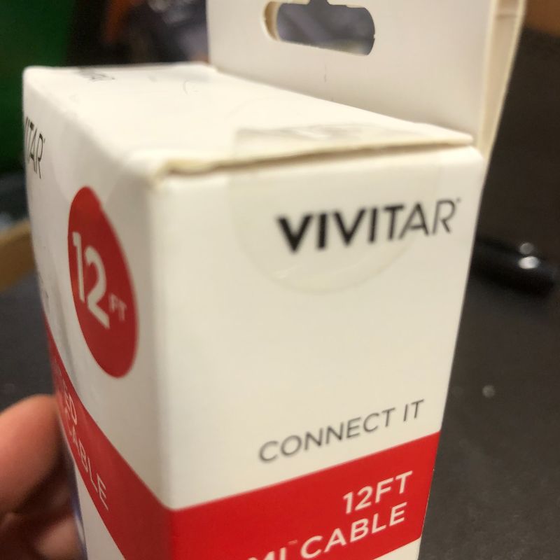 Photo 3 of Vivitar gold plated 12 ft HDMI cable 