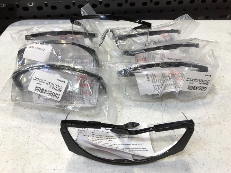 Photo 2 of 8 pcs clear safety glasses 