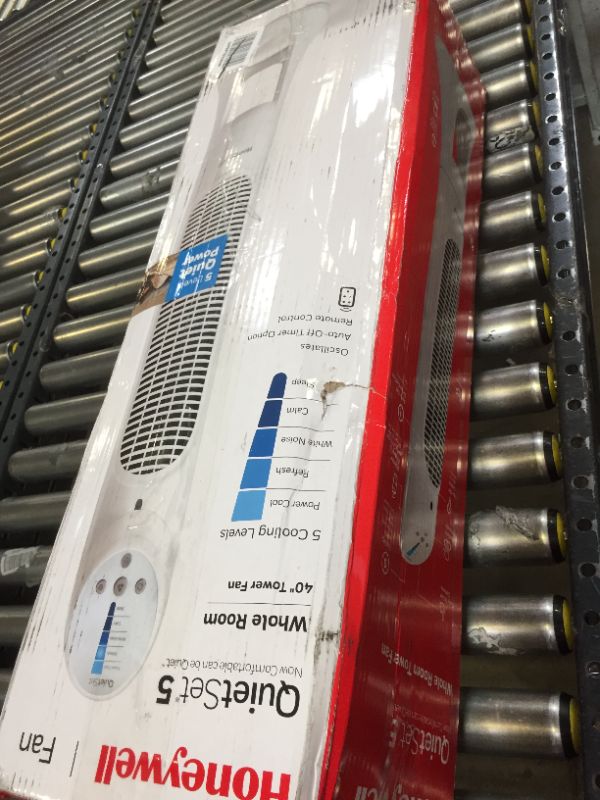 Photo 1 of Honeywell QuietSet 5-Speed Tower Fan Oscillating