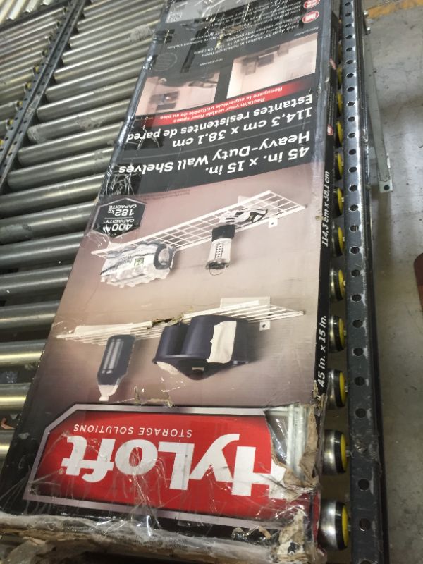 Photo 1 of Hyloft 00967 Wire Wall Shelf 2-Pack 15" x 45", 150 pound capacity