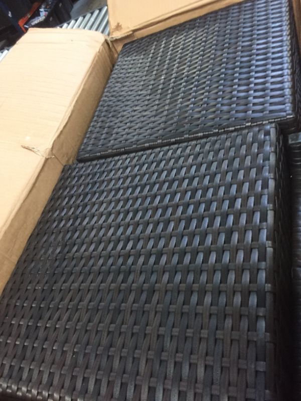 Photo 1 of box 2 of 3 Rattan Outdoor Patio Furniture Set