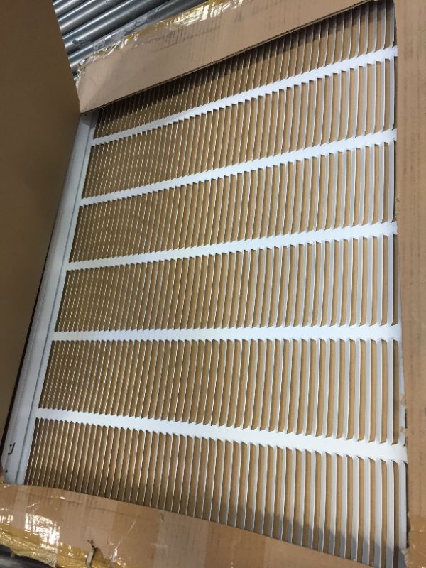Photo 3 of 32" X 25 Steel Return Air Filter Grille for 1" Filter - Fixed Hinged