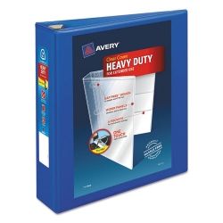 Photo 1 of Avery 79778 Pacific Blue Heavy-Duty View Binder with 2" Locking One Touch EZD Rings