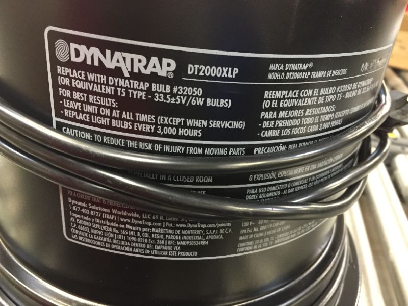 Photo 4 of DynaTrap Insect Trap (DT2000XLP), XL, Black