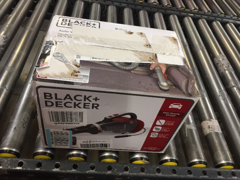 Photo 2 of BLACK+DECKER dustbuster Handheld Vacuum for Car, Cordless, Red (BDH1220AV)