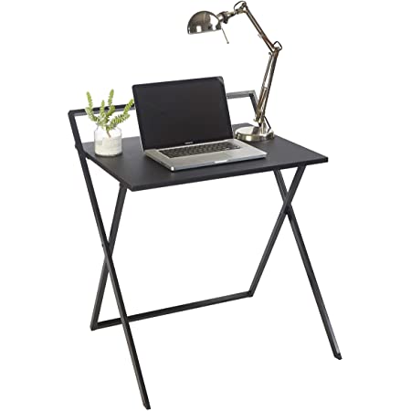 Photo 1 of Urban Shop  Folding Desk Black ?30.3 x 24.6 x 34.8 inches
