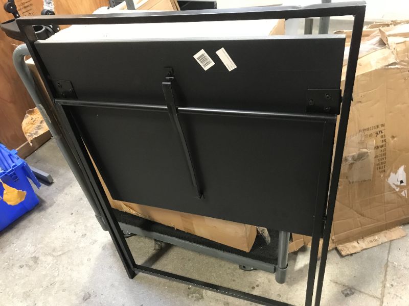 Photo 4 of Urban Shop  Folding Desk Black ?30.3 x 24.6 x 34.8 inches
