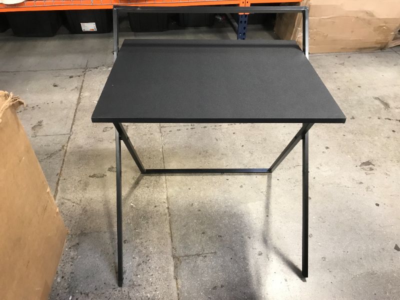 Photo 5 of Urban Shop  Folding Desk Black ?30.3 x 24.6 x 34.8 inches
