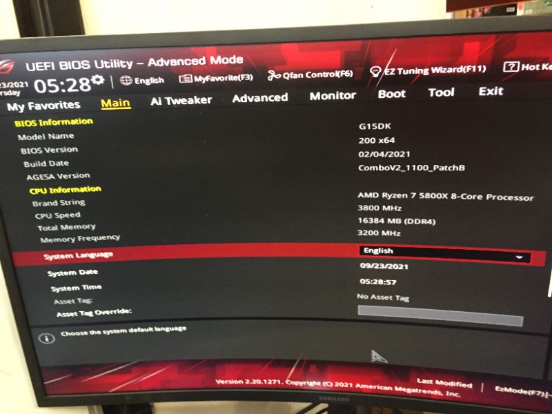 Photo 6 of ROG Strix GA15DK Gaming Desktop PC, AMD Ryzen 7 5800X, GeForce RTX 3070, 16GB DDR4 RAM, 512GB SSD + 1TB HDD, Wi-Fi 5, Windows 10 Home, GA15DK-AS776
