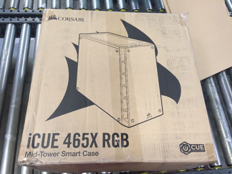 Photo 3 of Corsair Icue 465X RGB Mid-Tower ATX Smart Case, Black