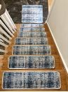 Photo 1 of Benissimo Stair Treads Carpet, Landing Latex Non Slip Stair Rugs, Cotton, Modern Printed