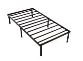 Photo 1 of Amazon Basics Heavy Duty Non-Slip Bed Frame with Steel Slats, Easy Assembly - 14"H, Twin