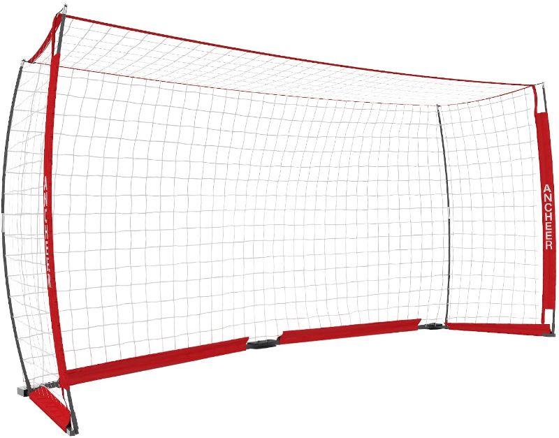 Photo 1 of ANCHEER Portable Soccer Goal Net for Kids/Adults - Quick Set-Up Soccer Net for Backyard?12 x 6 ft?
