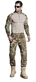 Photo 1 of SINAIRSOFT US Army Uniform Shirt Pants with Knee Pads Tactical Combat Airsoft Hunting Apparel Camo BDU LARGE