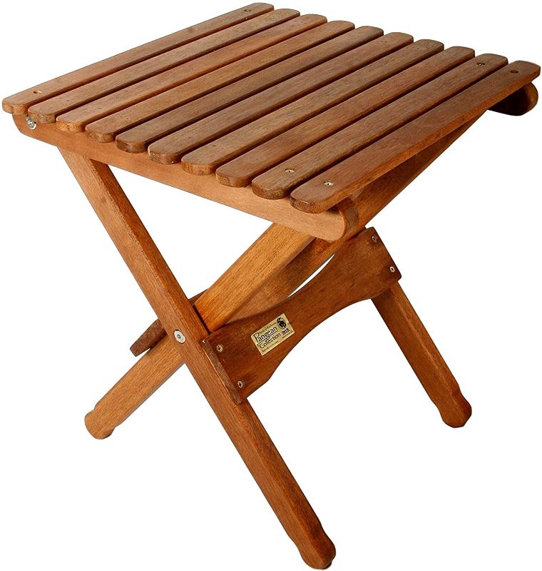 Photo 1 of BYER OF MAINE Pangean Folding Wooden Table, Hardwood Portable Table, Multi Use Table, Easy to Fold and Carry for Camping, Wooden Camp Table, Use Indoors, Matches Pangean Furniture Line