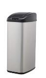 Photo 1 of Amazon Basics 50 Liter / 13.2 Gallon Motion Sensor Hands-Free Trash Can