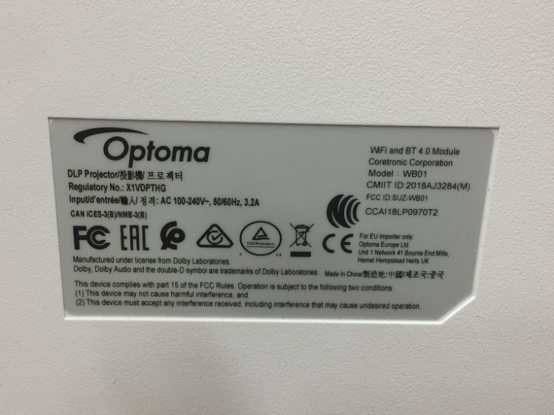 Photo 10 of Optoma CinemaX P2 4K UHD Laser Home Theater Projector