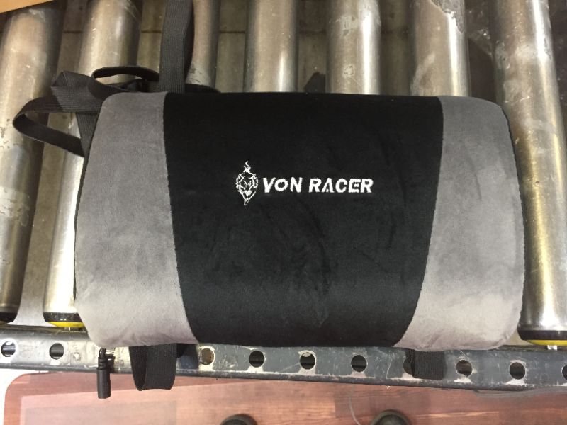 Photo 2 of Grey Von Racer Vibrating Pillow With Different Modes